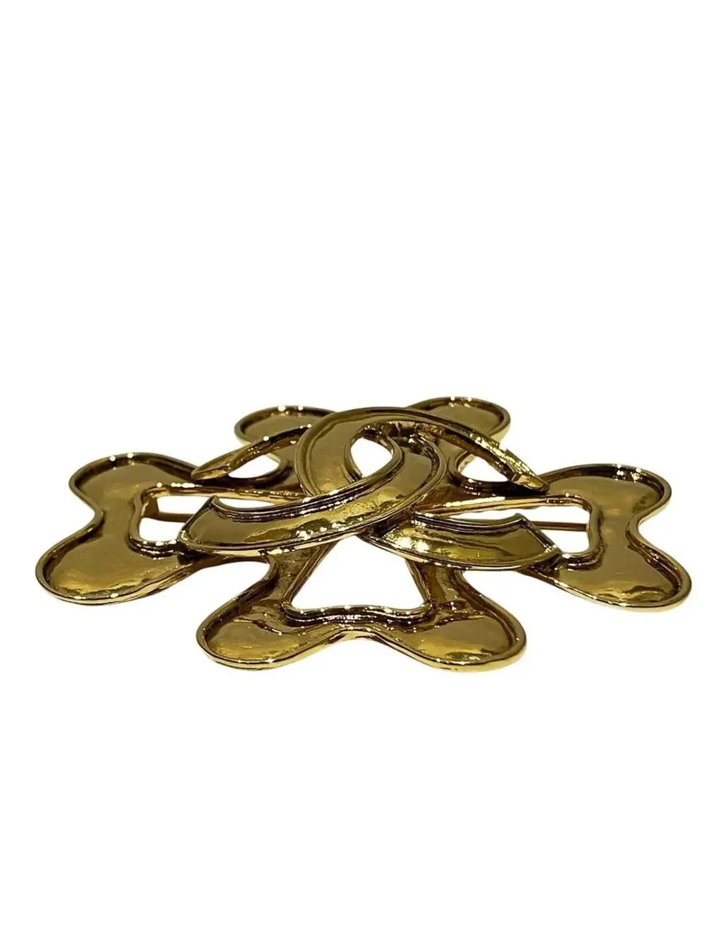 Chanel Cc Logo Brooch Metal #343235C72B